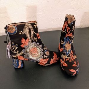 Embroidered Zara Boots